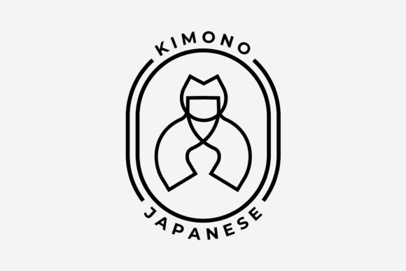 Download Minimalist Emblem Japanese Kimono Logo - Premium Bundle
